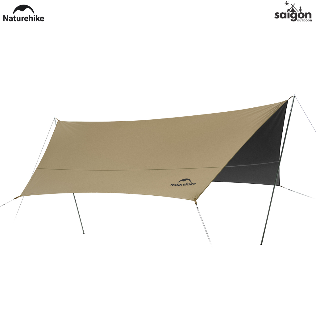 Bạt Che Nắng Naturehike CNK2350WS015| Bạt Camping Dã Ngoại Kèm Cột 2.2m Chống Nắng Chống Mưa