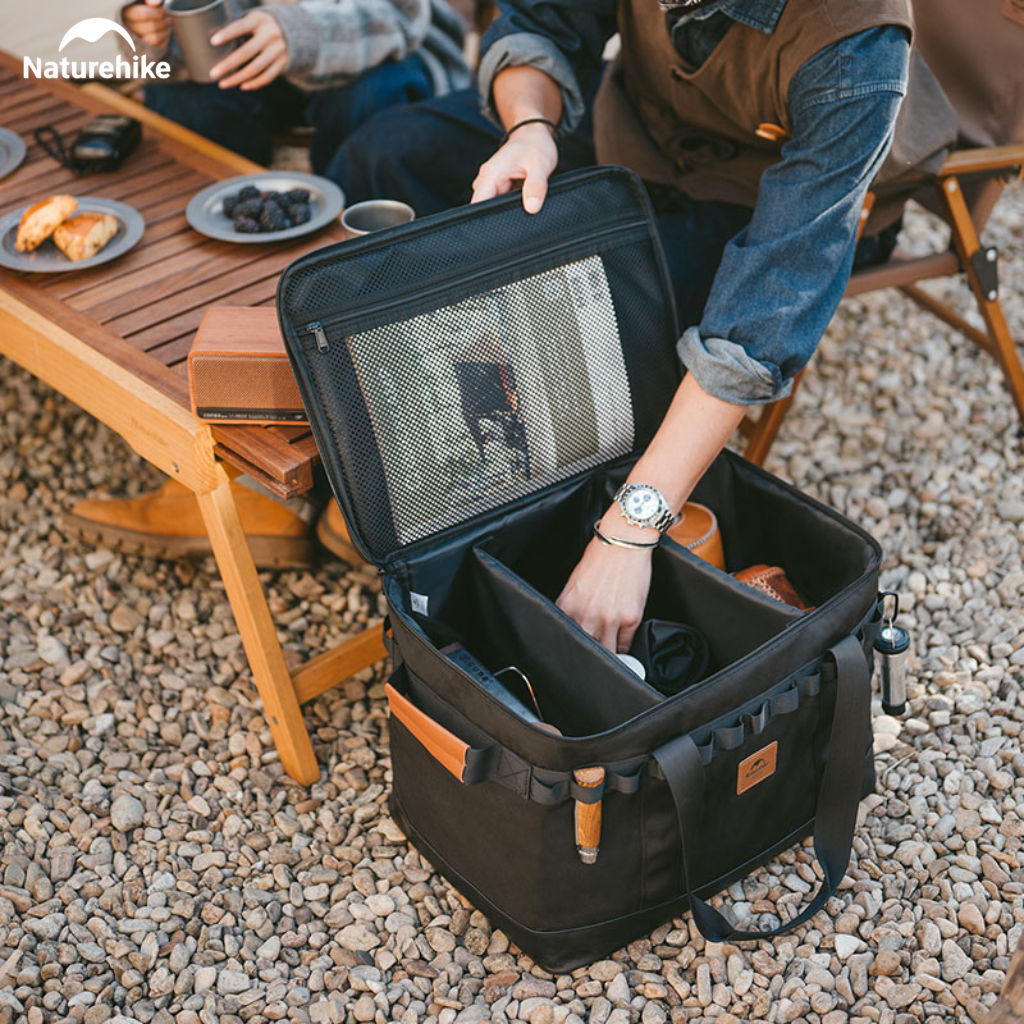 Túi Đựng Đồ Camping CNH22SN008 Naturehike 36L Có Vách Ngăn Tháo Rời | Túi Đựng Bếp Dã Ngoại Chống Nước Chống Va Đập