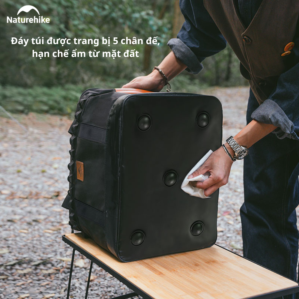 Túi Đựng Đồ Camping CNH22SN008 Naturehike 36L Có Vách Ngăn Tháo Rời | Túi Đựng Bếp Dã Ngoại Chống Nước Chống Va Đập