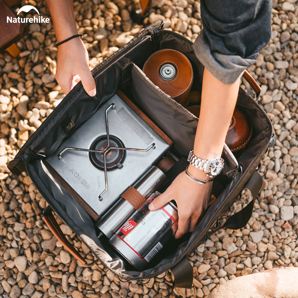 Túi Đựng Đồ Camping CNH22SN008 Naturehike 36L Có Vách Ngăn Tháo Rời | Túi Đựng Bếp Dã Ngoại Chống Nước Chống Va Đập
