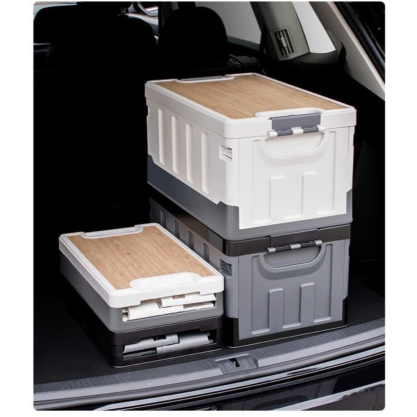Thùng Bàn Chứa Đồ Mở Rộng Dã Ngoại 60L - Gấp Gọn Đa Năng