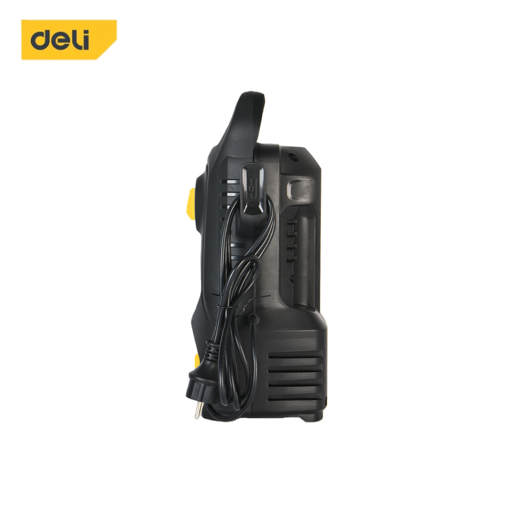 Bộ Máy Rửa Xe Gia Đình DELI 1400W Cao Cấp, Máy Bơm Xịt Rửa Xe Máy Ô Tô Cao Áp 110 Bar