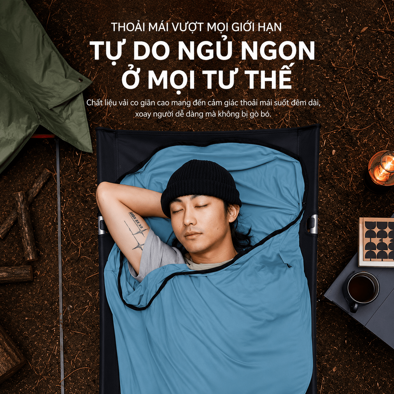 Túi Ngủ Co Giãn Naturehike NH17N002-D Siêu Nhẹ Gấp Gọn – Túi Ngủ Camping Du Lịch Mềm Mại, Thoáng Khí
