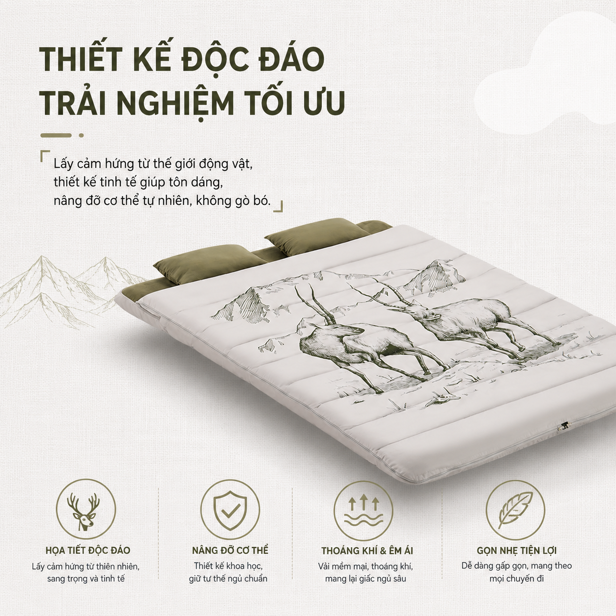 Túi Ngủ Đôi Naturehike Cho 2 Người, Giữ Ấm 15°C, Kèm 2 Gối & Túi Đựng, Camping Dã Ngoại NH21MSD06