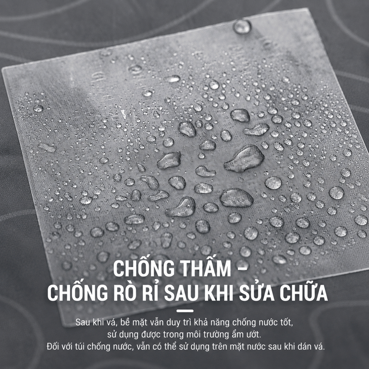 Miếng Dán Vá TPU Naturehike 7x7cm Trong Suốt Chống Thấm Nước - Miếng Vá Sửa Chữa Lều, Đệm Hơi, Túi Ngủ NH19PJ086