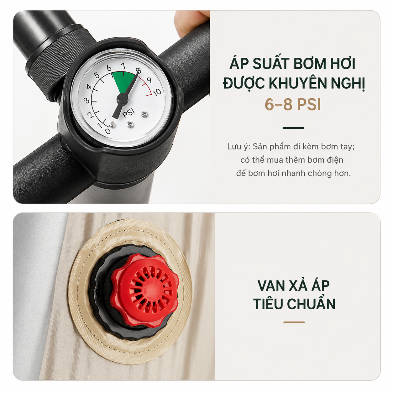Lều Hơi Naturehike Village 6.0 CNK2650WS037 - Lều Cắm Trại Gia Đình Bơm Hơi Chống Nước 3000mm, Chống UV UPF50+(Tặng kèm thảm lót)