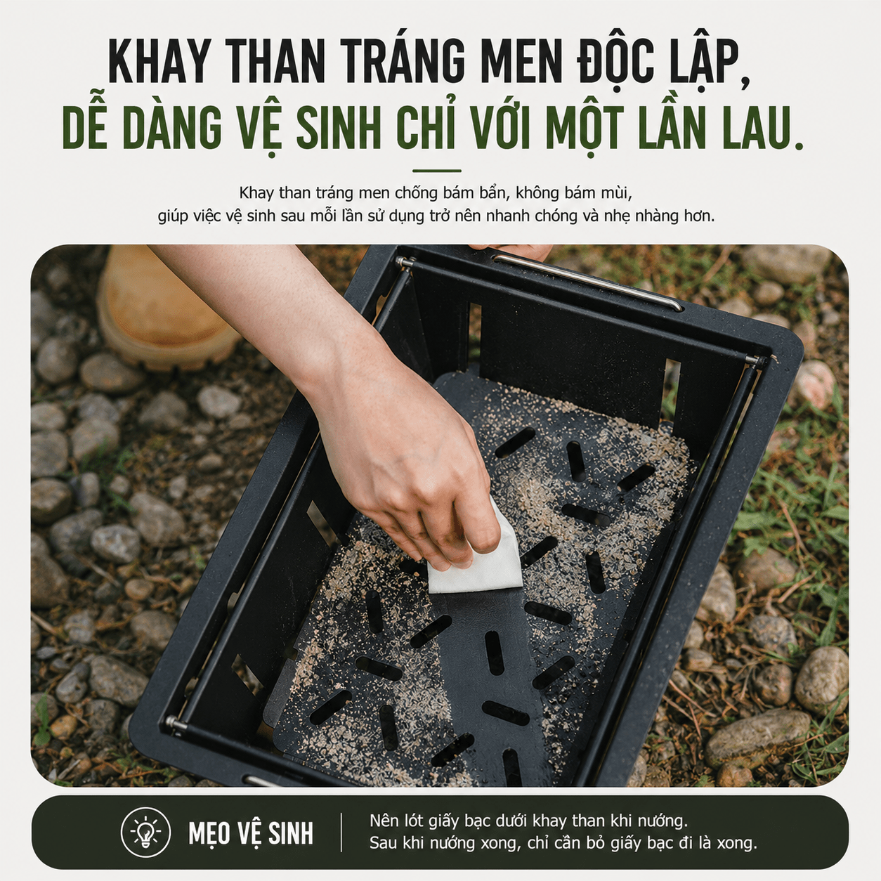 Bàn IGT Naturehike Đa Năng Tích Hợp Bếp Nướng BBQ, Bàn Camping Gấp Gọn Inox 304 Có Thanh Treo Đèn CNK2350CF018