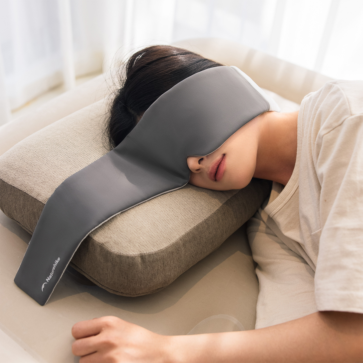 Bịt mắt ngủ Naturehike - Ôm trọn 360°, chắn sáng, velcro êm ái CNK2650PJ012
