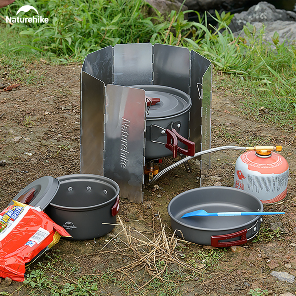Tấm chắn gió dã ngoại Naturehike - Nhẹ, bền, gấp gọn, nấu ăn ngoài trời NH20CJ008