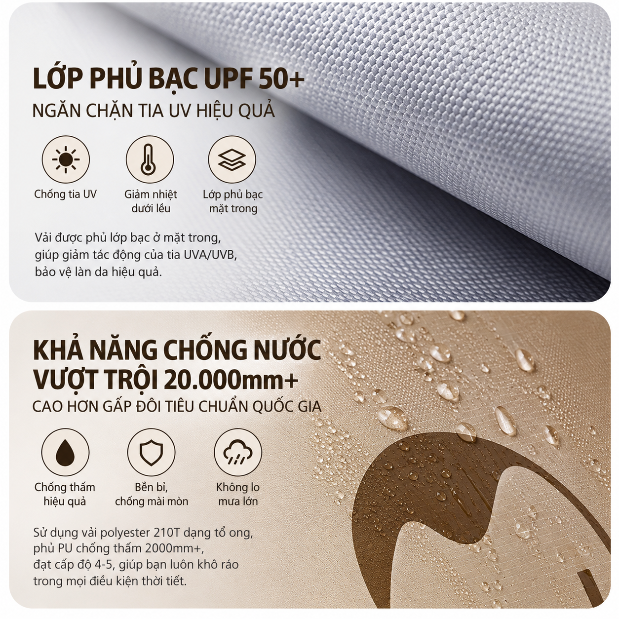 Lều Cắm Trại Naturehike 2-3 Người Siêu Nhẹ, Chống Nước PU2000mm+, UPF50+, Khung Nhôm 7001 CNK2300ZP024