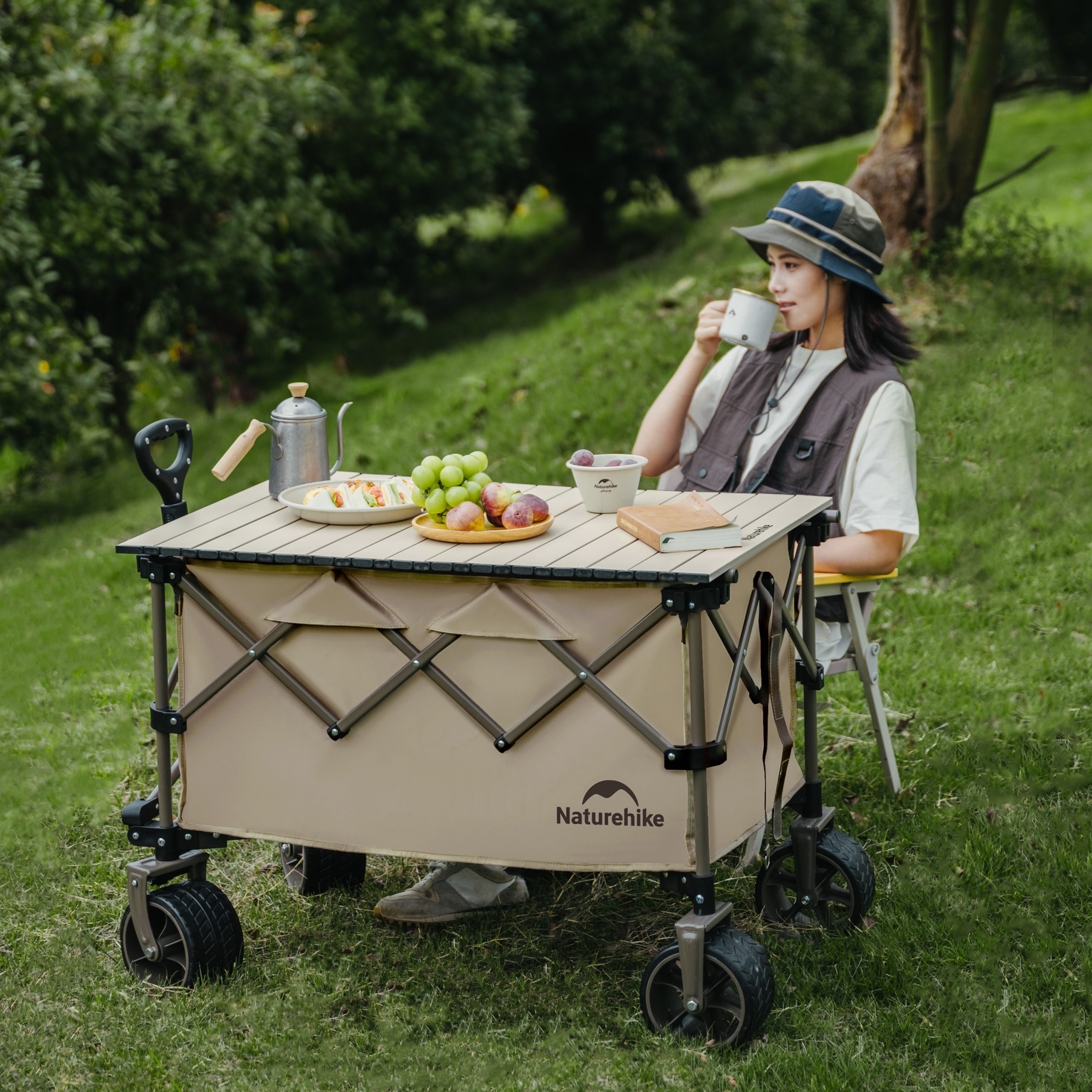 Mặt Bàn Xe Kéo Đa Năng Naturehike – Mặt Bàn Gấp Gọn Cho Xe Kéo Camping