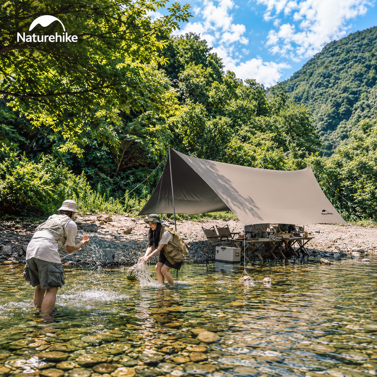 Tăng Che Nắng Naturehike Bát Giác – 8–18 Người, UPF50+, PU2000+CNK2350WS015