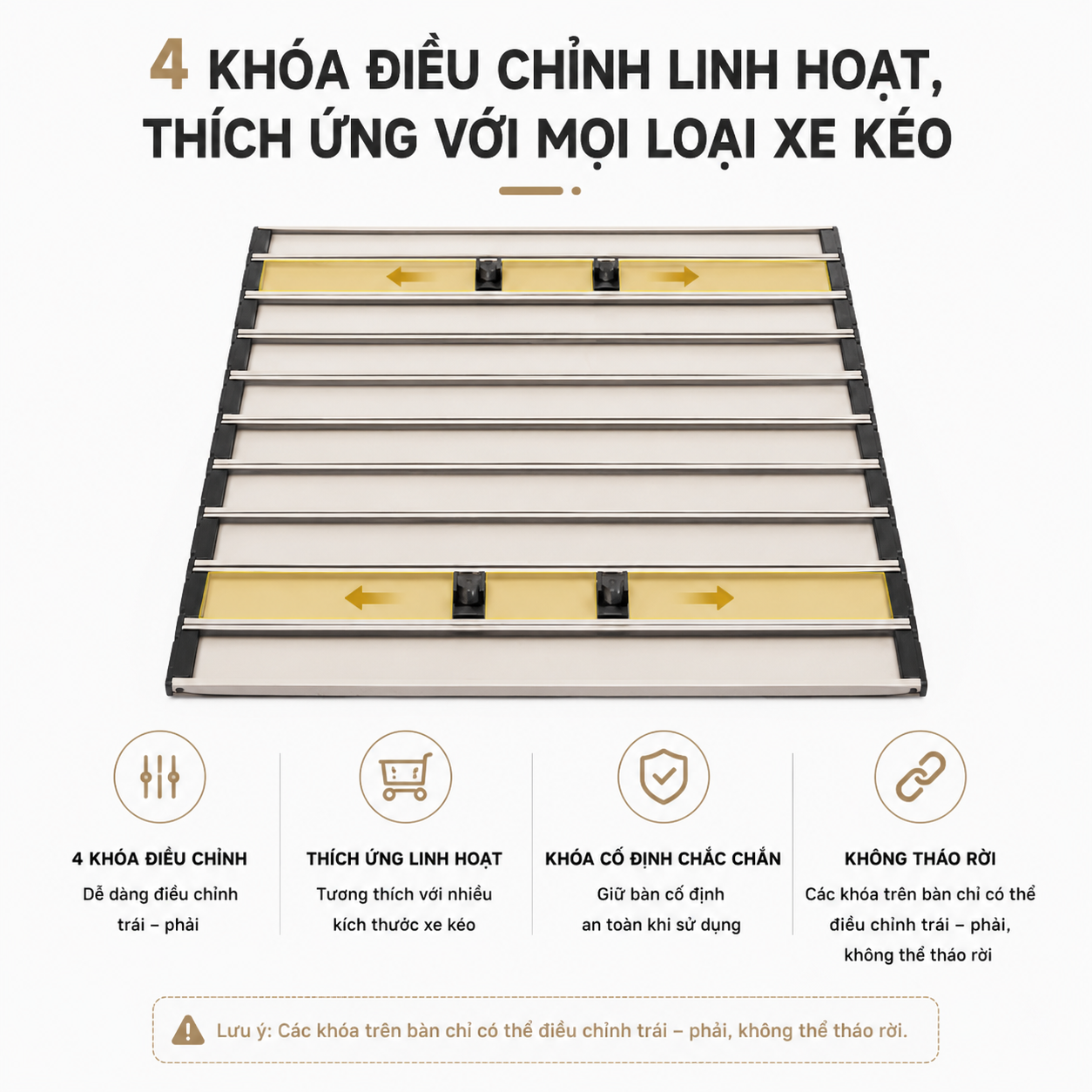 Mặt Bàn Xe Kéo Đa Năng Naturehike – Mặt Bàn Gấp Gọn Cho Xe Kéo Camping