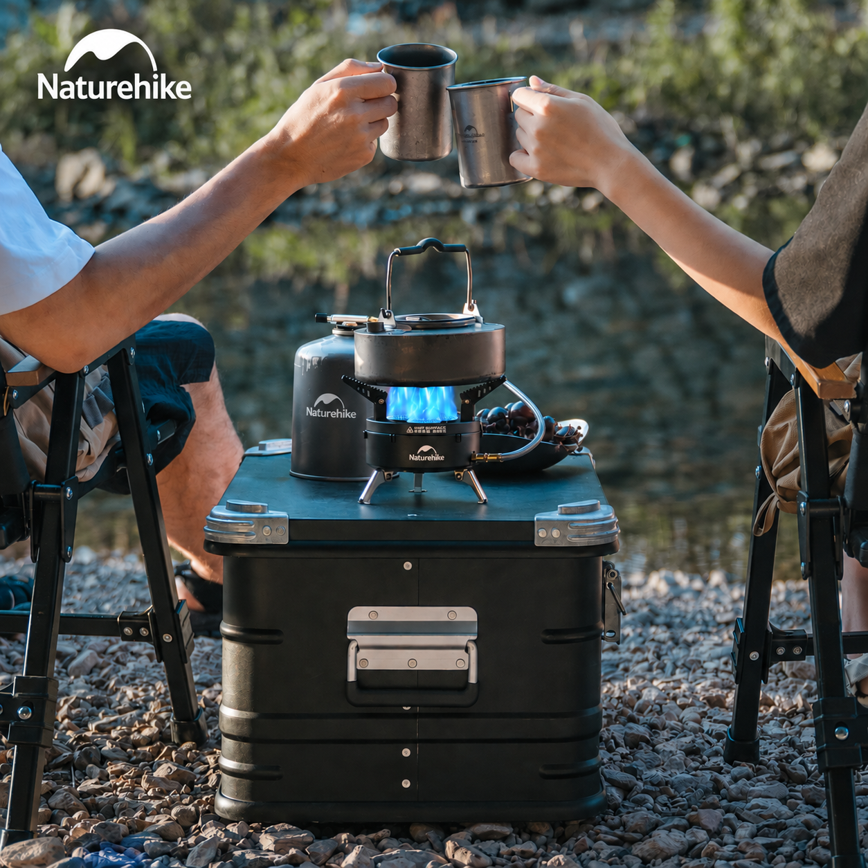 Bếp gas dã ngoại Naturehike - 3 đầu đốt, công suất lớn CNK2450CF019