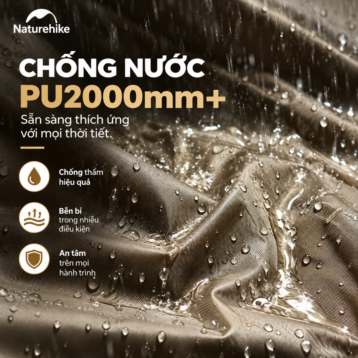Tăng Che Nắng Naturehike Bát Giác – 8–18 Người, UPF50+, PU2000+CNK2350WS015
