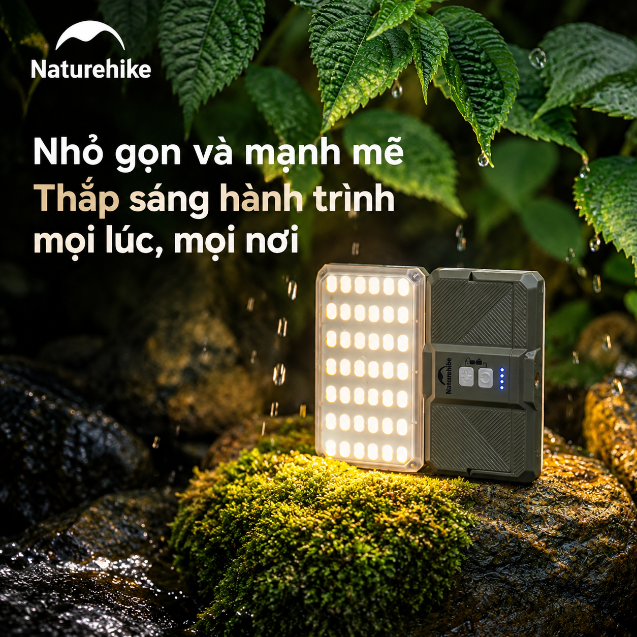 Đèn Cắm Trại Naturehike Star Air – 800LM | 5000mAh | 3 Màu Ánh Sáng CNK2650ZM010