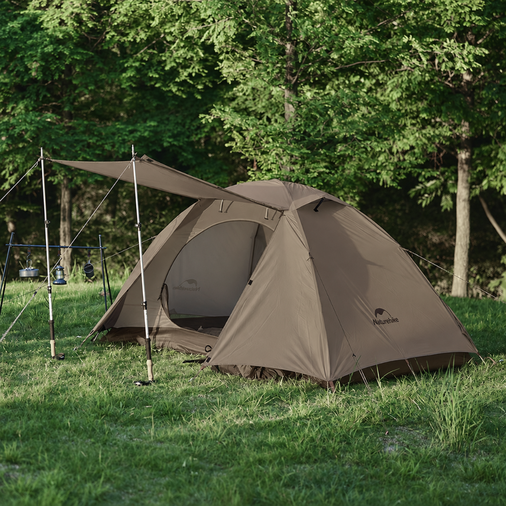 Lều Cắm Trại Naturehike 2-3 Người Siêu Nhẹ, Chống Nước PU2000mm+, UPF50+, Khung Nhôm 7001 CNK2300ZP024