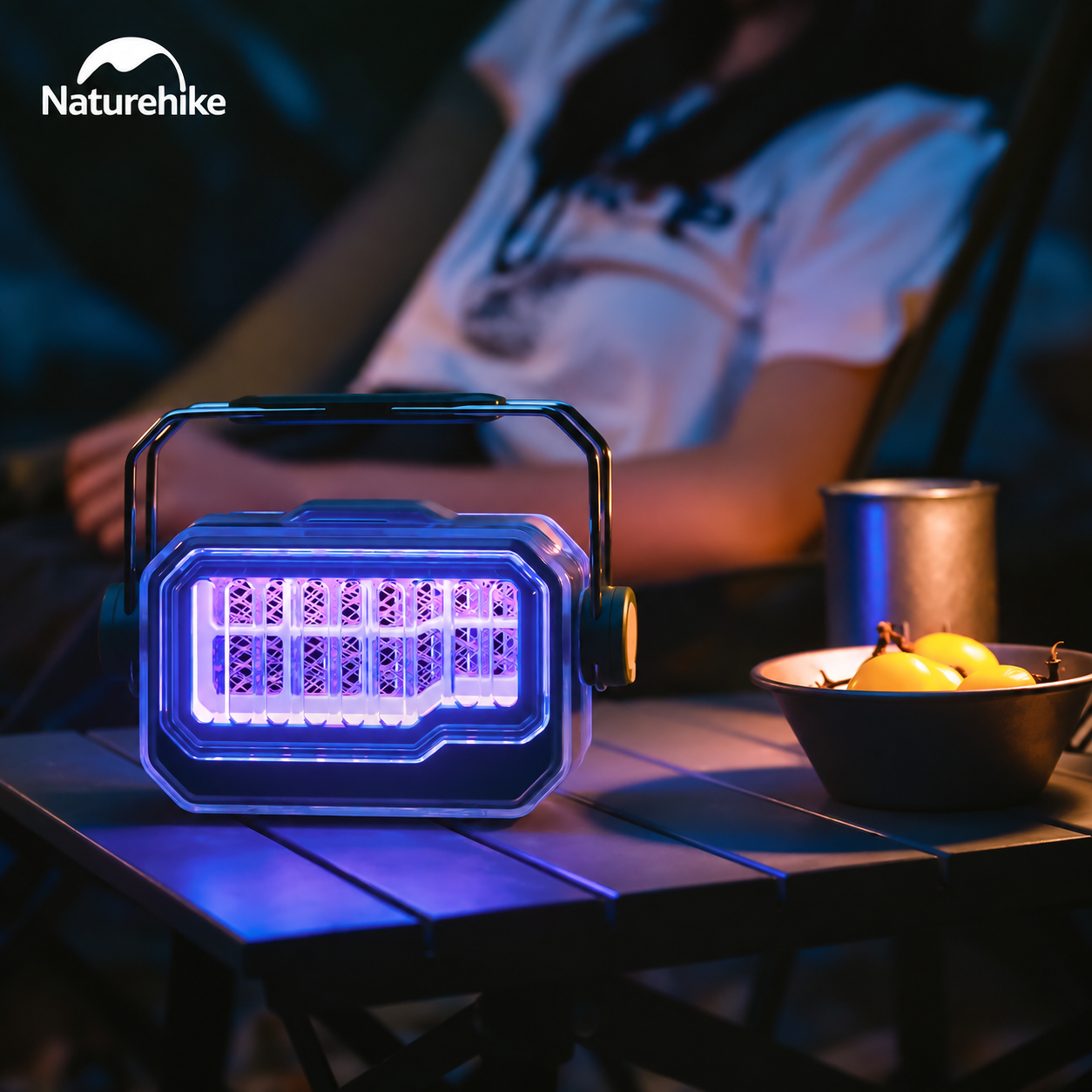 Đèn Diệt Muỗi Cắm Trại Naturehike Moon Companion 4000mAh – 150lm, 1000V, Sạc Type-C, 40 Giờ CNK2550ZM013