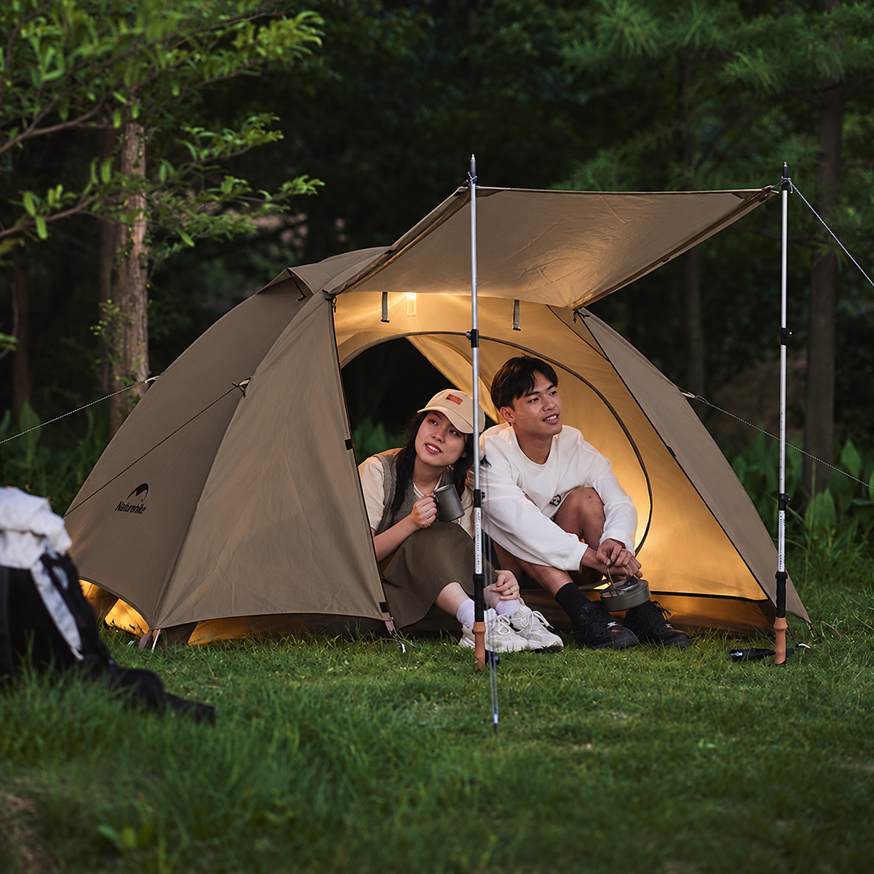 Lều Cắm Trại Naturehike 2-3 Người Siêu Nhẹ, Chống Nước PU2000mm+, UPF50+, Khung Nhôm 7001 CNK2300ZP024