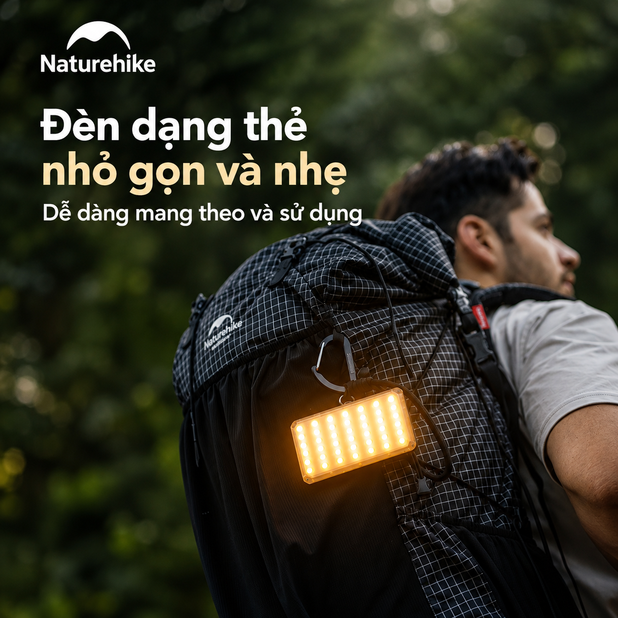 Đèn Cắm Trại Naturehike Star Air – 800LM | 5000mAh | 3 Màu Ánh Sáng CNK2650ZM010