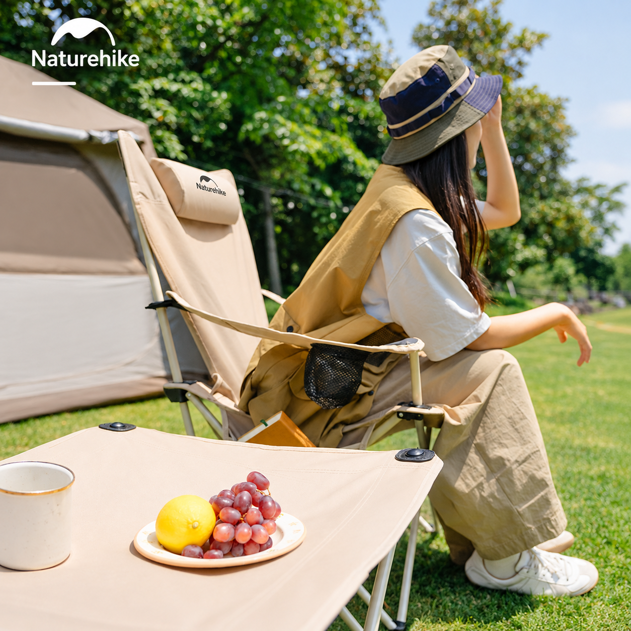 Ghế Thư Giãn 2 Trong 1 Naturehike – Ngả Lưng Gác Chân CNK2650JJ015