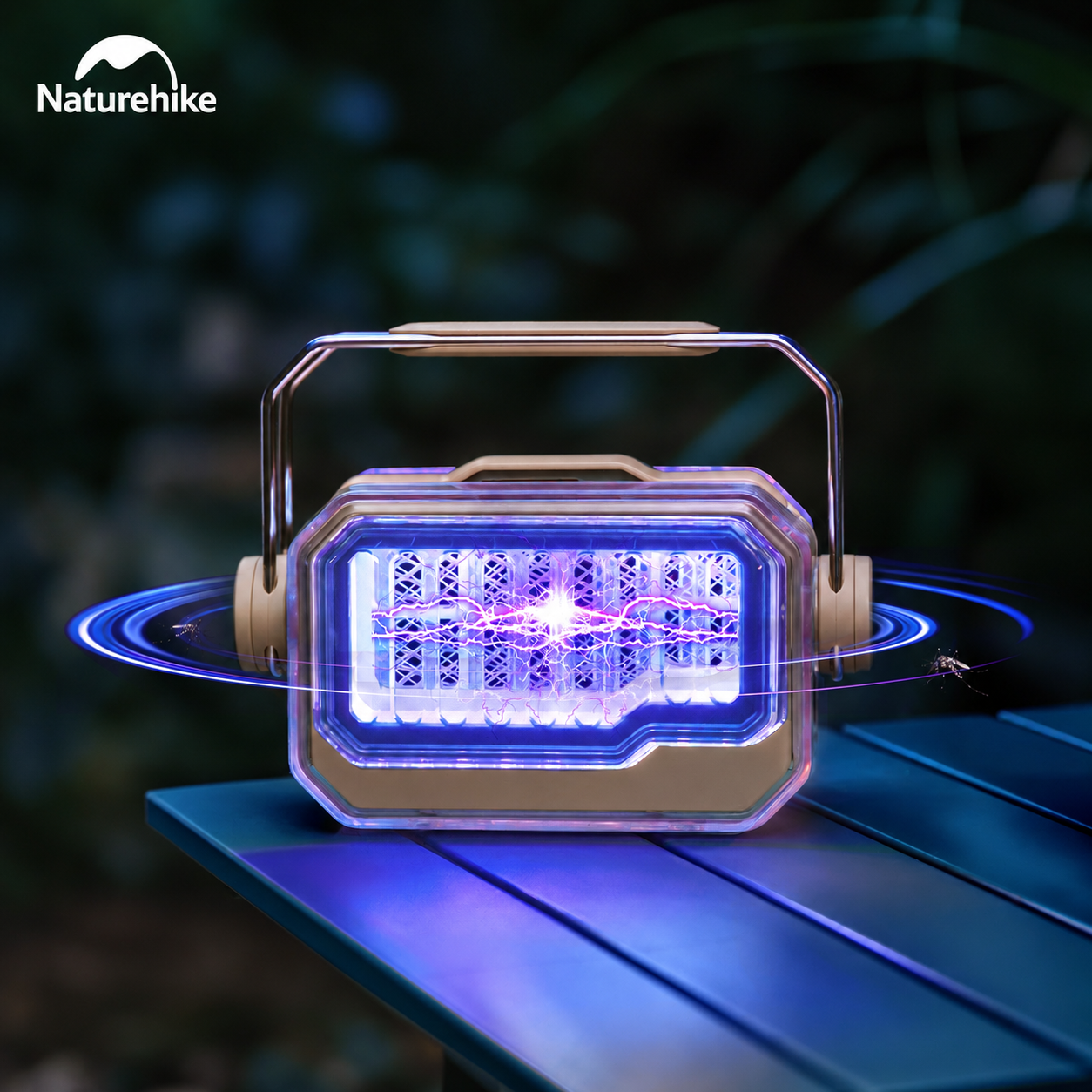 Đèn Diệt Muỗi Cắm Trại Naturehike Moon Companion 4000mAh – 150lm, 1000V, Sạc Type-C, 40 Giờ CNK2550ZM013