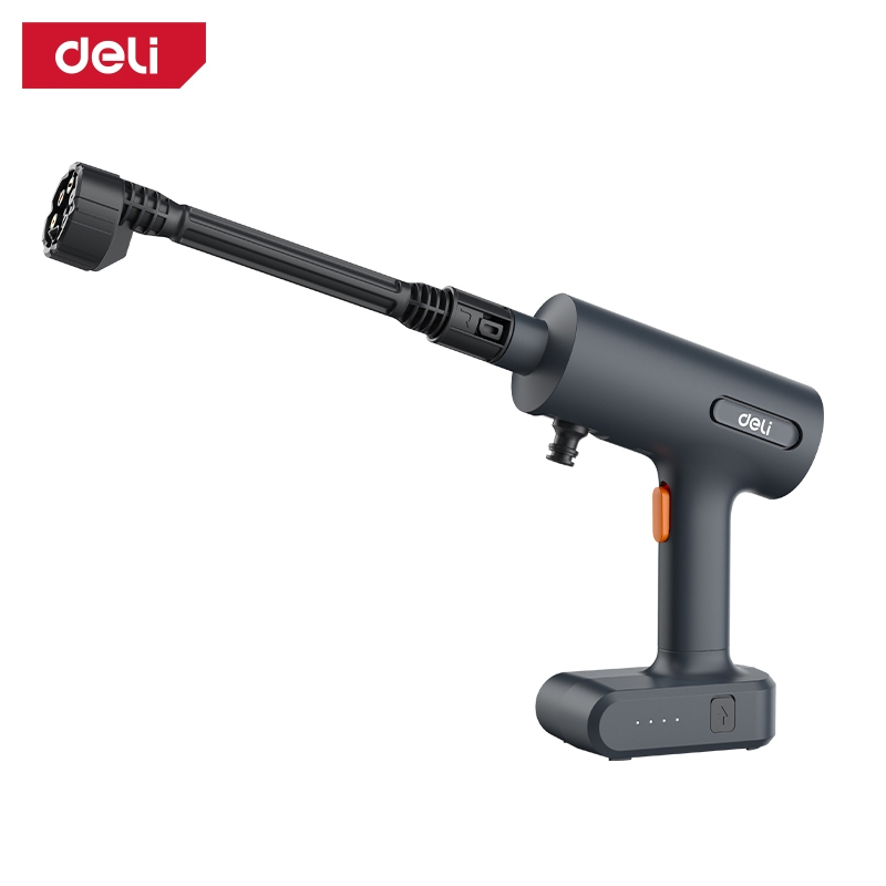 𝐃𝐞𝐥𝐢 - Máy Rửa Xe Pin Cầm Tay 18V 1500mAh, Công Suất 135W, Đầu Phun 6 Chế Độ - DL904018 - SGTOOLS