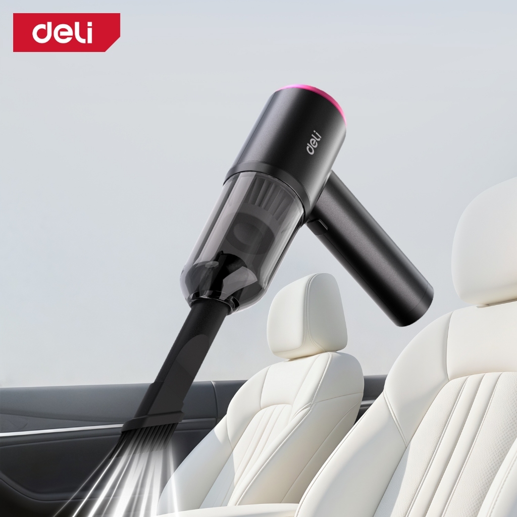 𝐃𝐞𝐥𝐢 - Máy Hút Bụi/ Thổi Bụi Cầm Tay Không Dây Đa Năng, Lực Hút 5500Pa, Pin Kép 4000mAh - DL881123