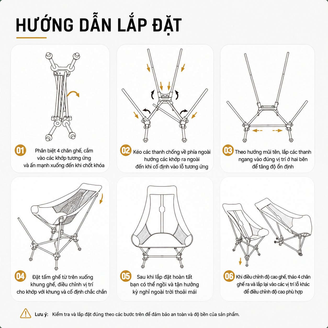 Ghế Camping Đung Đưa ShineTrip #05 – Ghế Thư Giãn Ngả Lưng, Khung Nhôm
