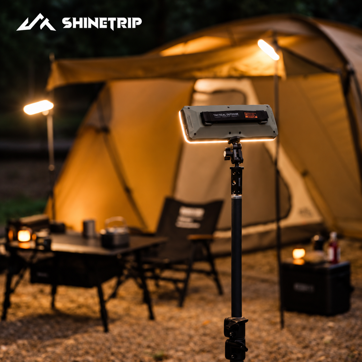 Đèn Camping ShineTrip 20.000mAh | 2200LM | 7 Chế Độ Sáng | Type-C | IPX4