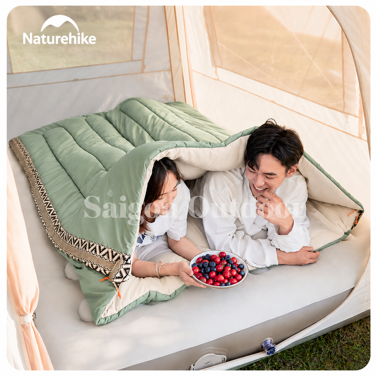 Túi Ngủ Dã Ngoại Naturehike L150 – Siêu Nhẹ, Chần Bông Êm Ái, Ấm Áp, Gấp Gọn NH20MSD05