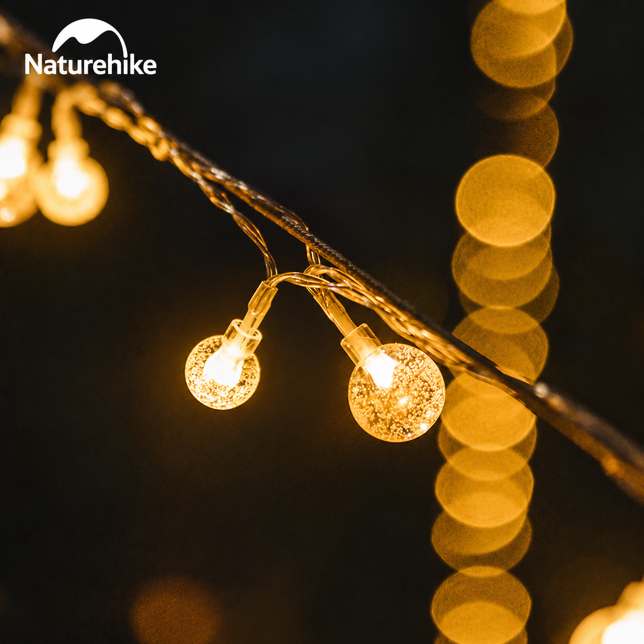 Dây Đèn Trang Trí Naturehike 10M – 80 Bóng LED, 9 Chế Độ Ánh Sáng, Đèn Camping CNH22DQ028