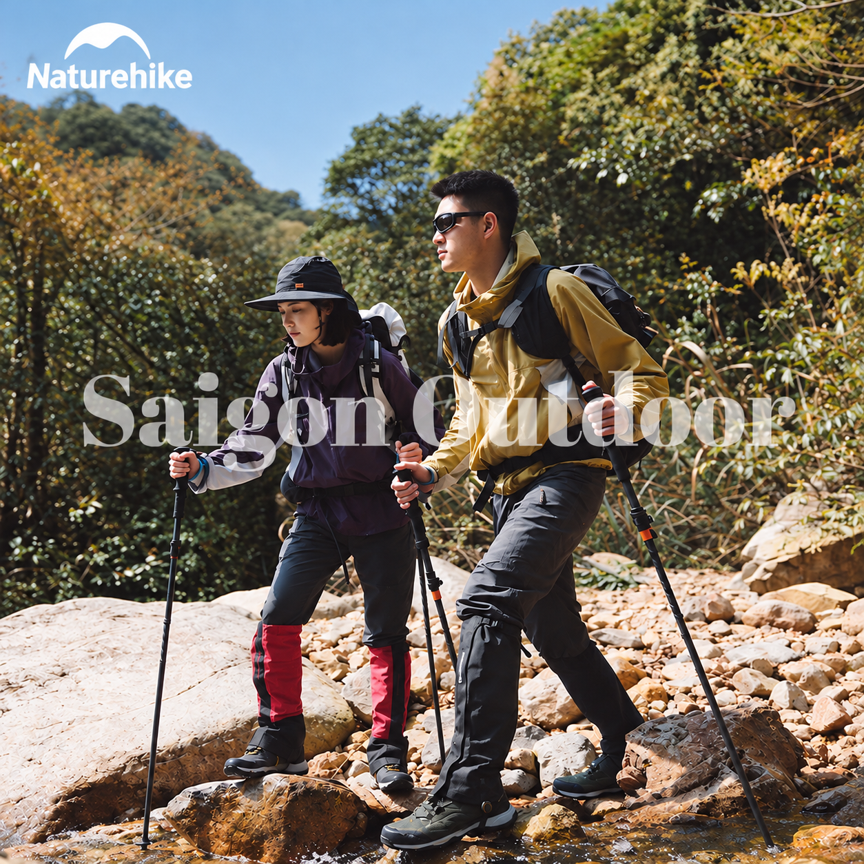 Gậy Trekking Naturehike Gale Trek – Gấp Gọn, Tay Cầm Công Thái Học, Hỗ Trợ Leo Núi & Hiking CNK2450DS013