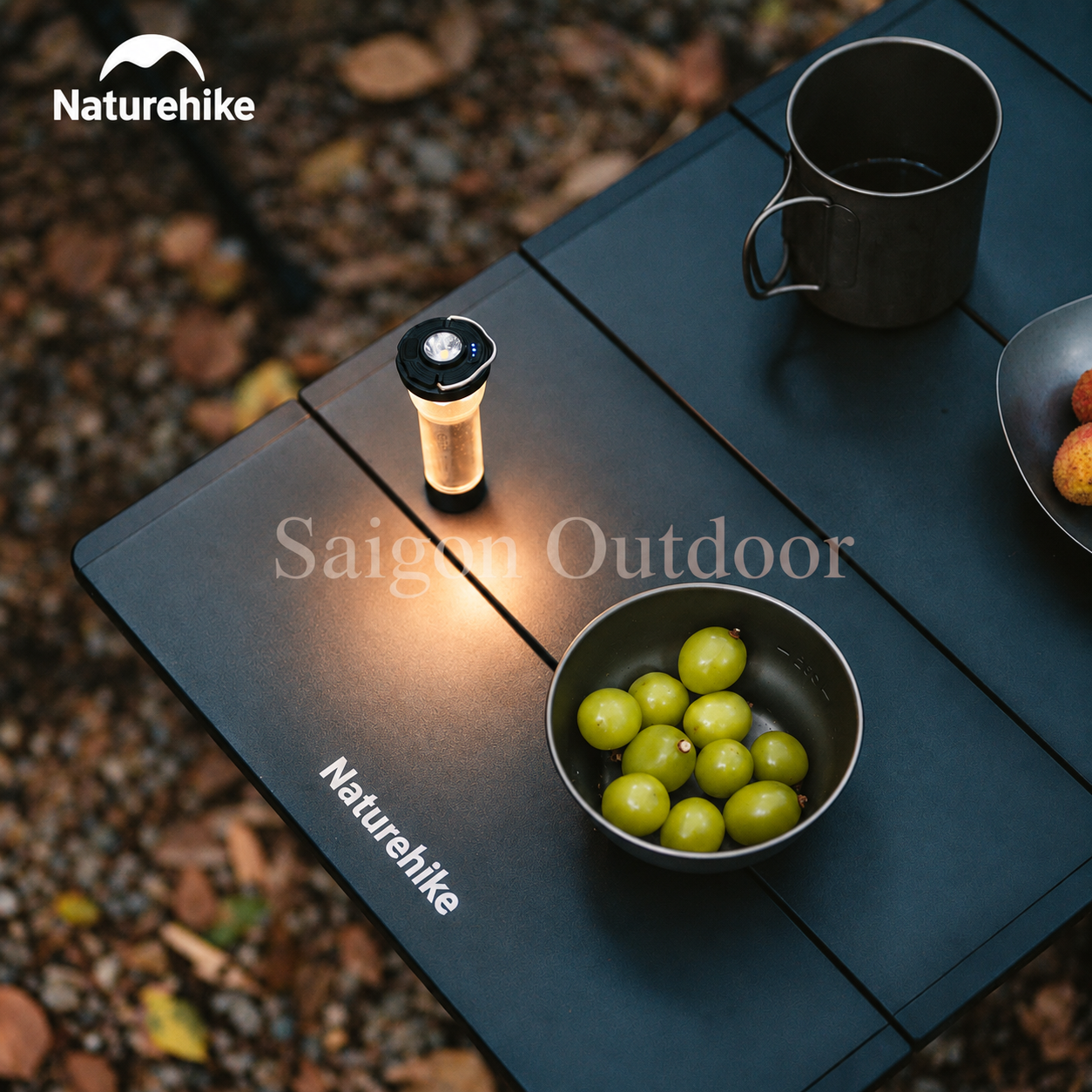 Bàn Gấp Dã Ngoại Naturehike YL01 – Hợp Kim Nhôm, Siêu Gọn Nhẹ, Khung Chữ X CNK2550JJ021