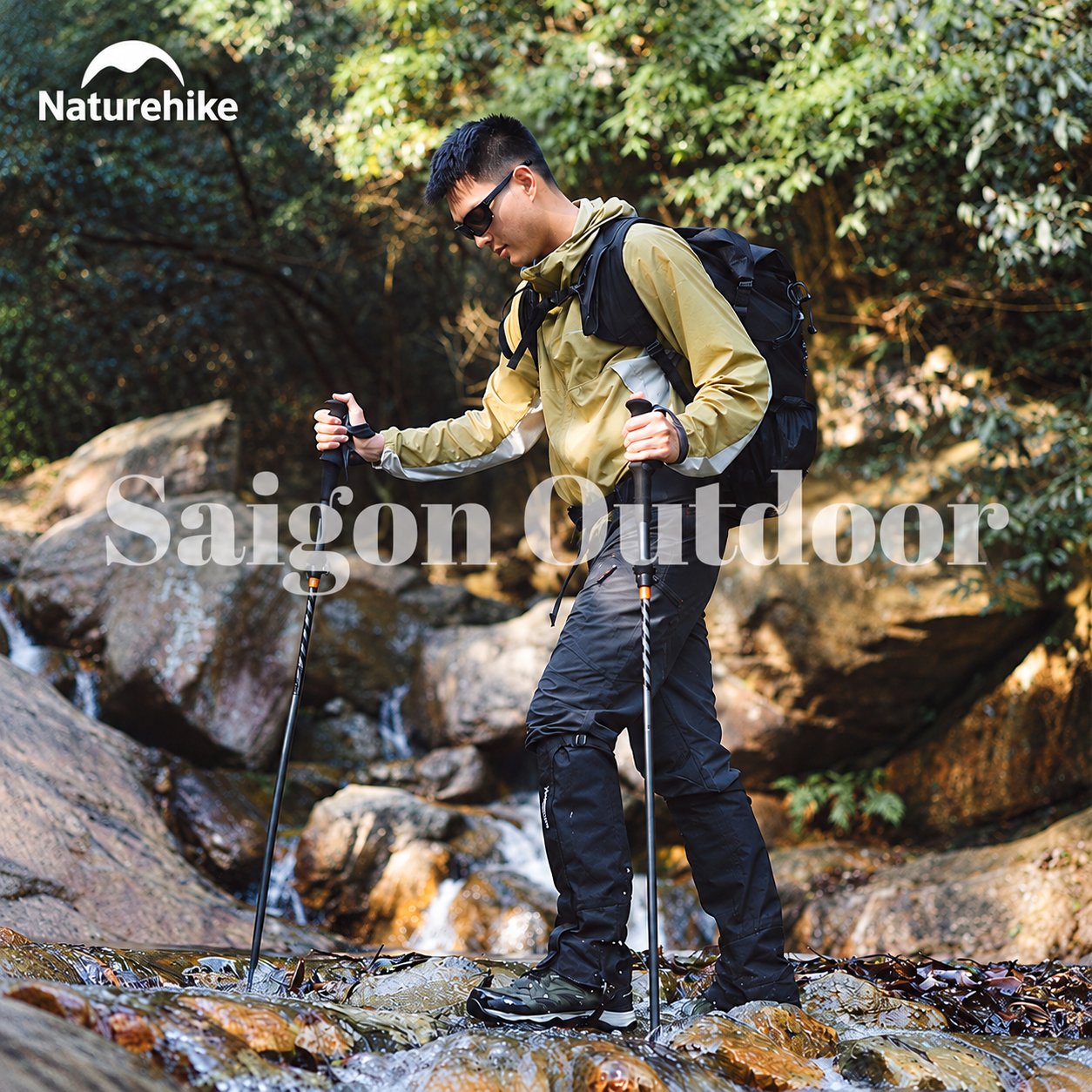Gậy Trekking Naturehike Gale Trek – Gấp Gọn, Tay Cầm Công Thái Học, Hỗ Trợ Leo Núi & Hiking CNK2450DS013