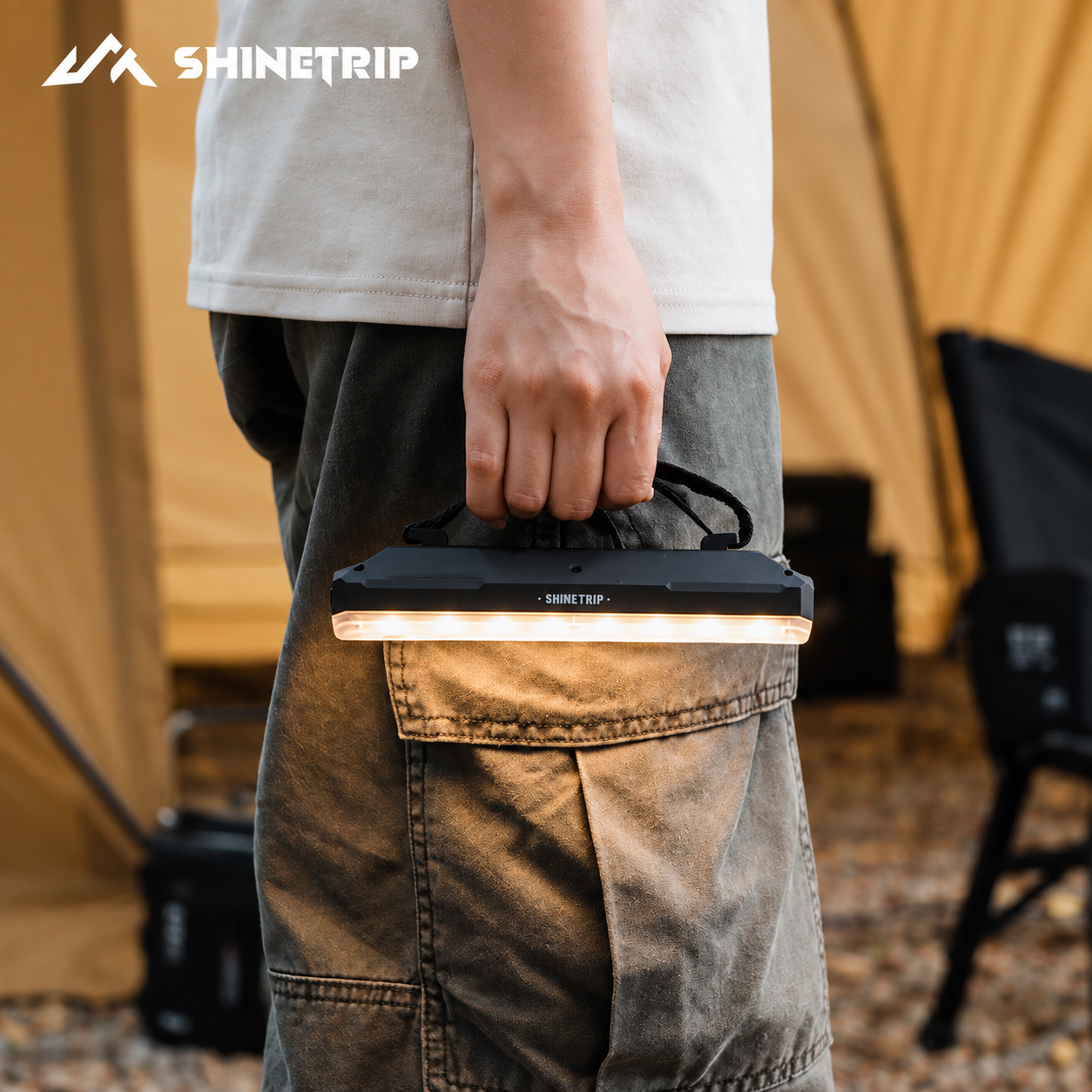 Đèn Camping ShineTrip 20.000mAh | 2200LM | 7 Chế Độ Sáng | Type-C | IPX4