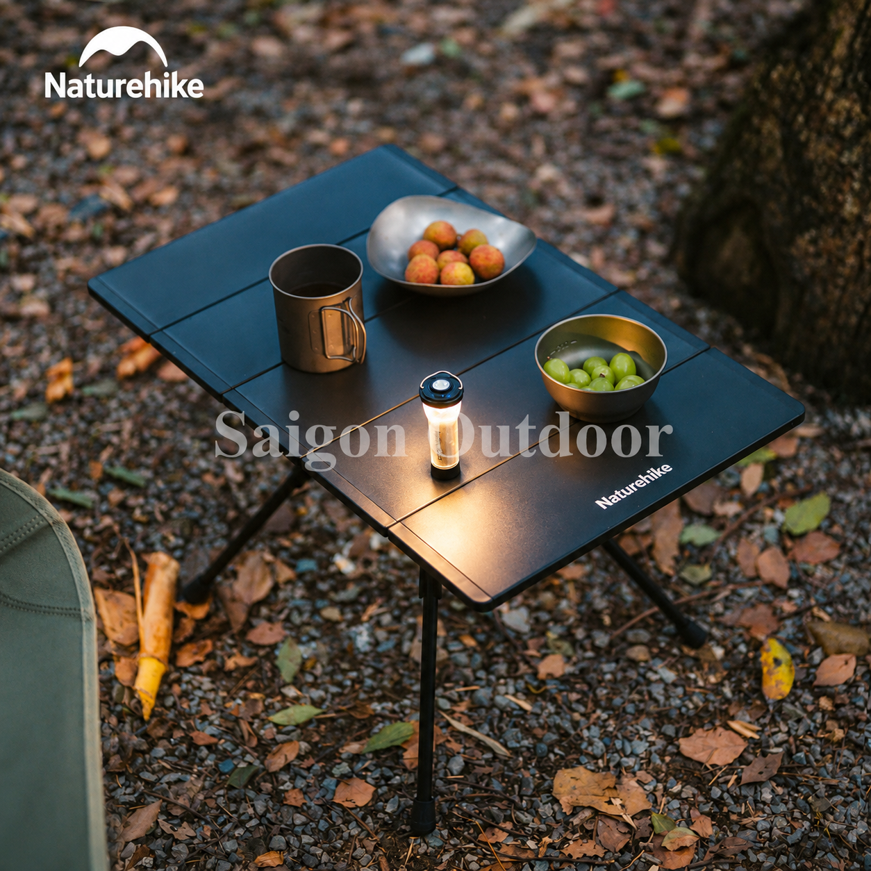 Bàn Gấp Dã Ngoại Naturehike YL01 – Hợp Kim Nhôm, Siêu Gọn Nhẹ, Khung Chữ X CNK2550JJ021