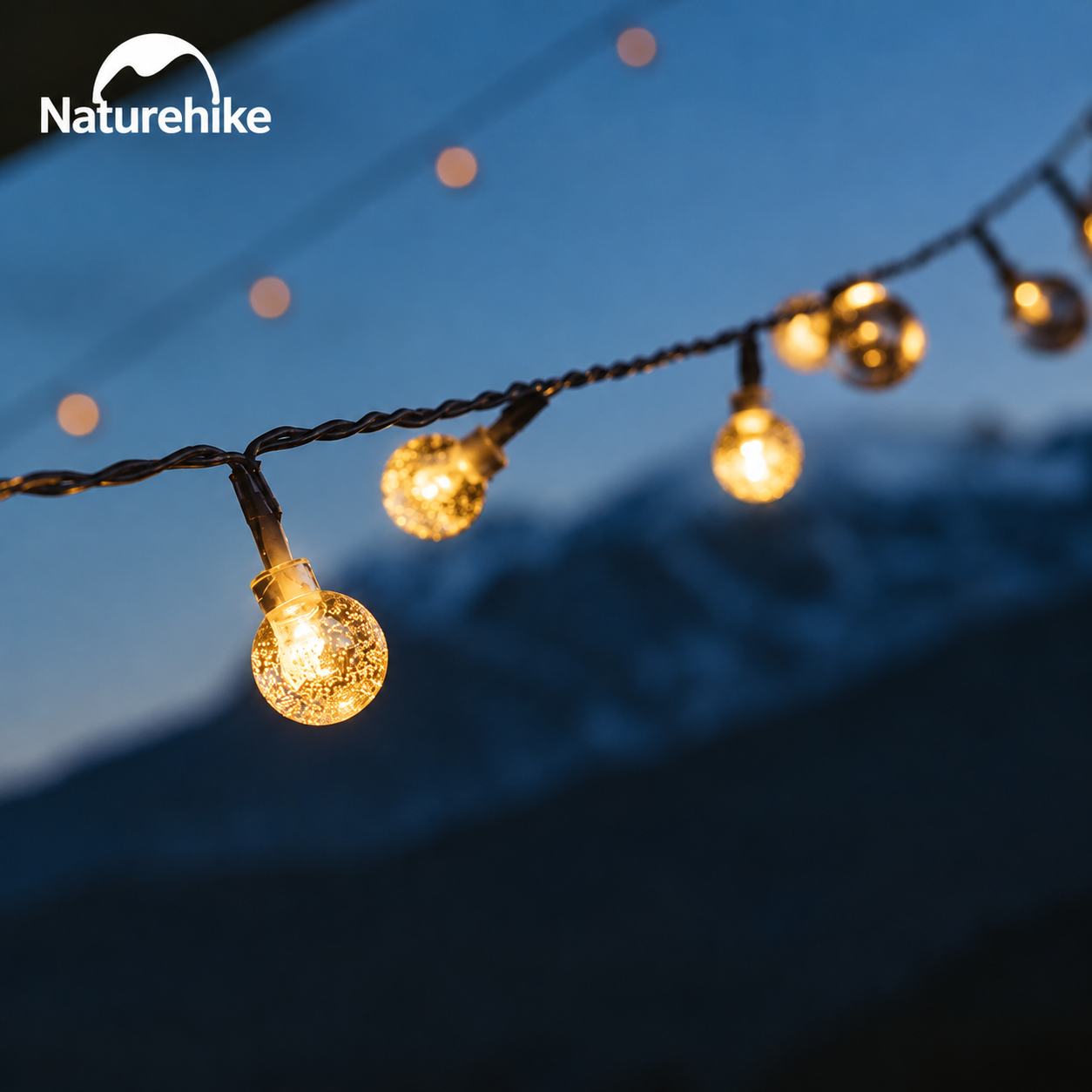 Dây Đèn Trang Trí Naturehike 10M – 80 Bóng LED, 9 Chế Độ Ánh Sáng, Đèn Camping CNH22DQ028