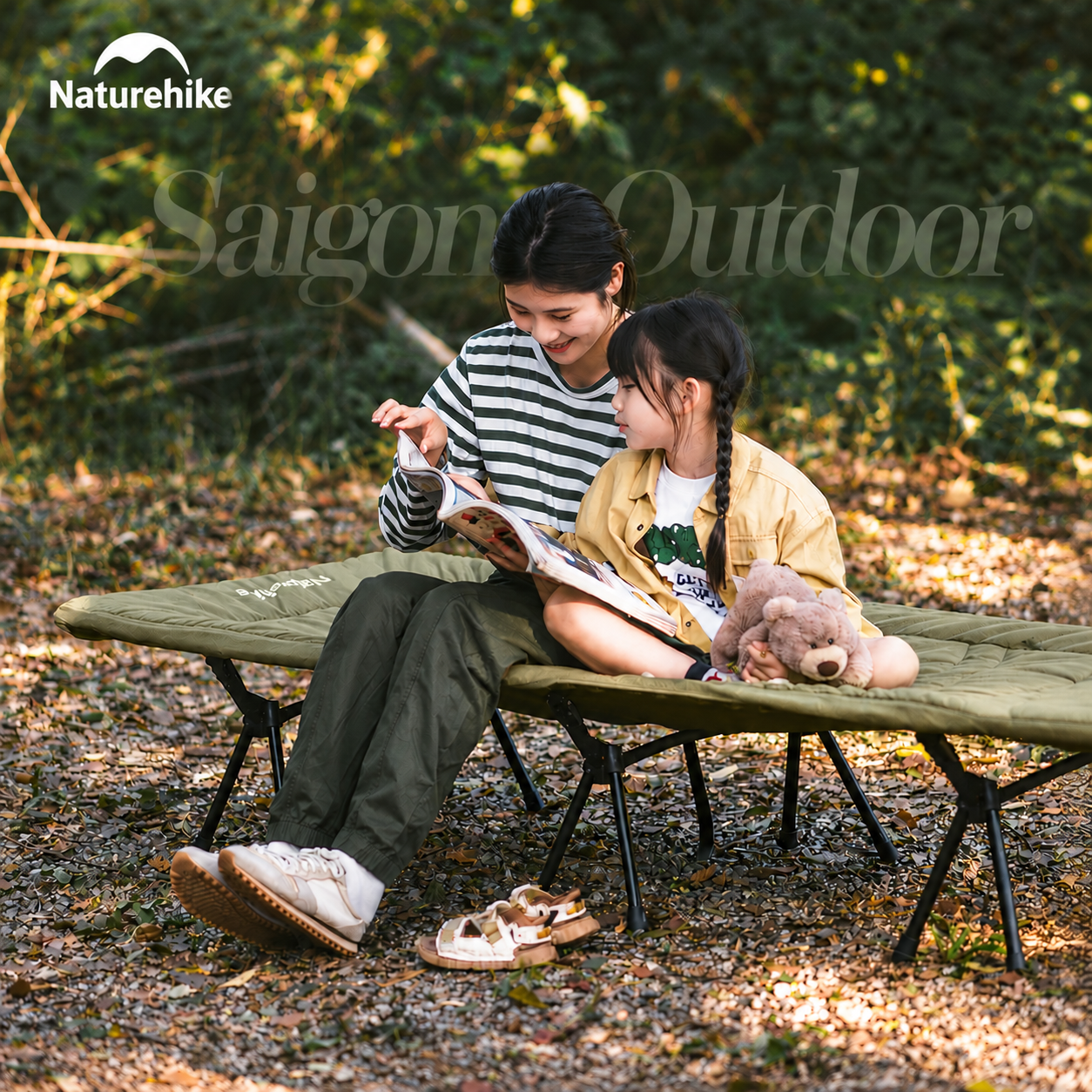 Đệm Ngủ Giường Xếp Dã Ngoại Naturehike – Chần Bông Êm Ái, Giữ Ấm, Gấp Gọn CNK2300DZ022