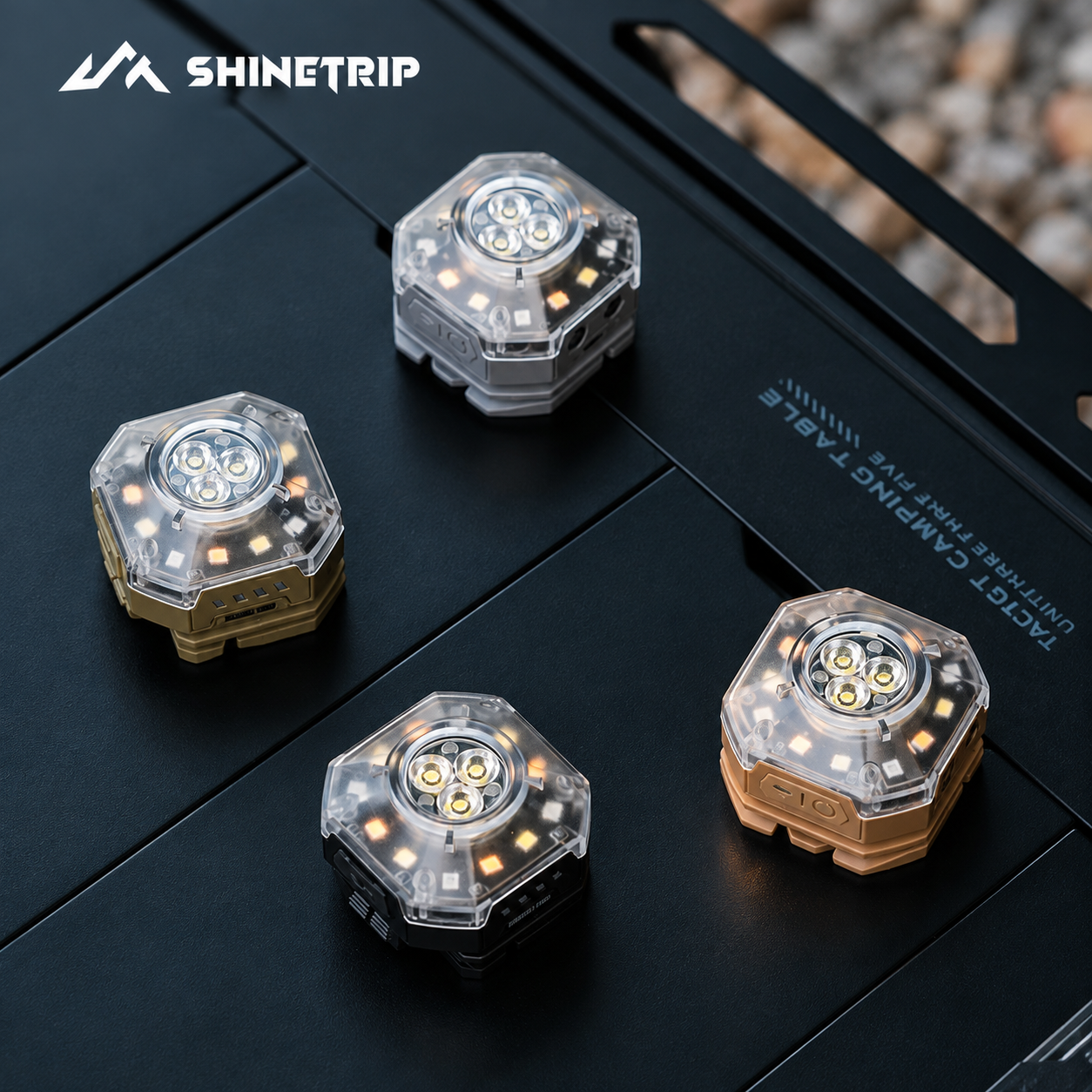 Đèn Camping Đa Năng ShineTrip #05 – 1000LM | Pin 1100mAh | 7 Chế Độ Sáng | Cảm Biến Vẫy Tay | Xoay 180°