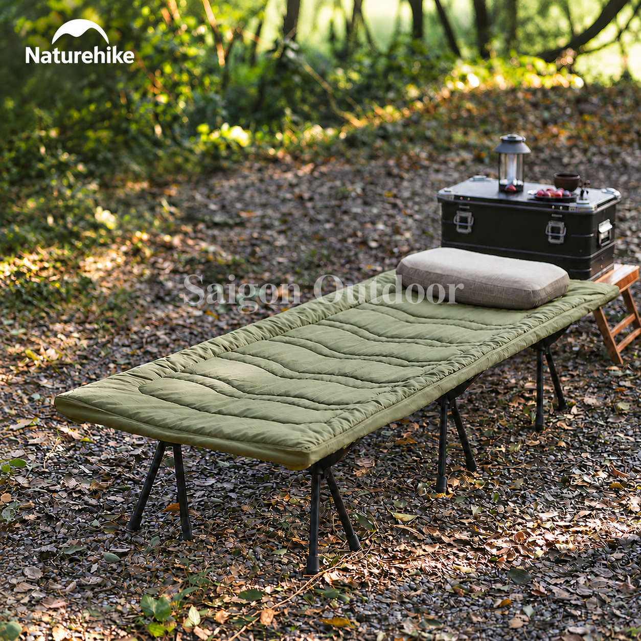 Đệm Ngủ Giường Xếp Dã Ngoại Naturehike – Chần Bông Êm Ái, Giữ Ấm, Gấp Gọn CNK2300DZ022
