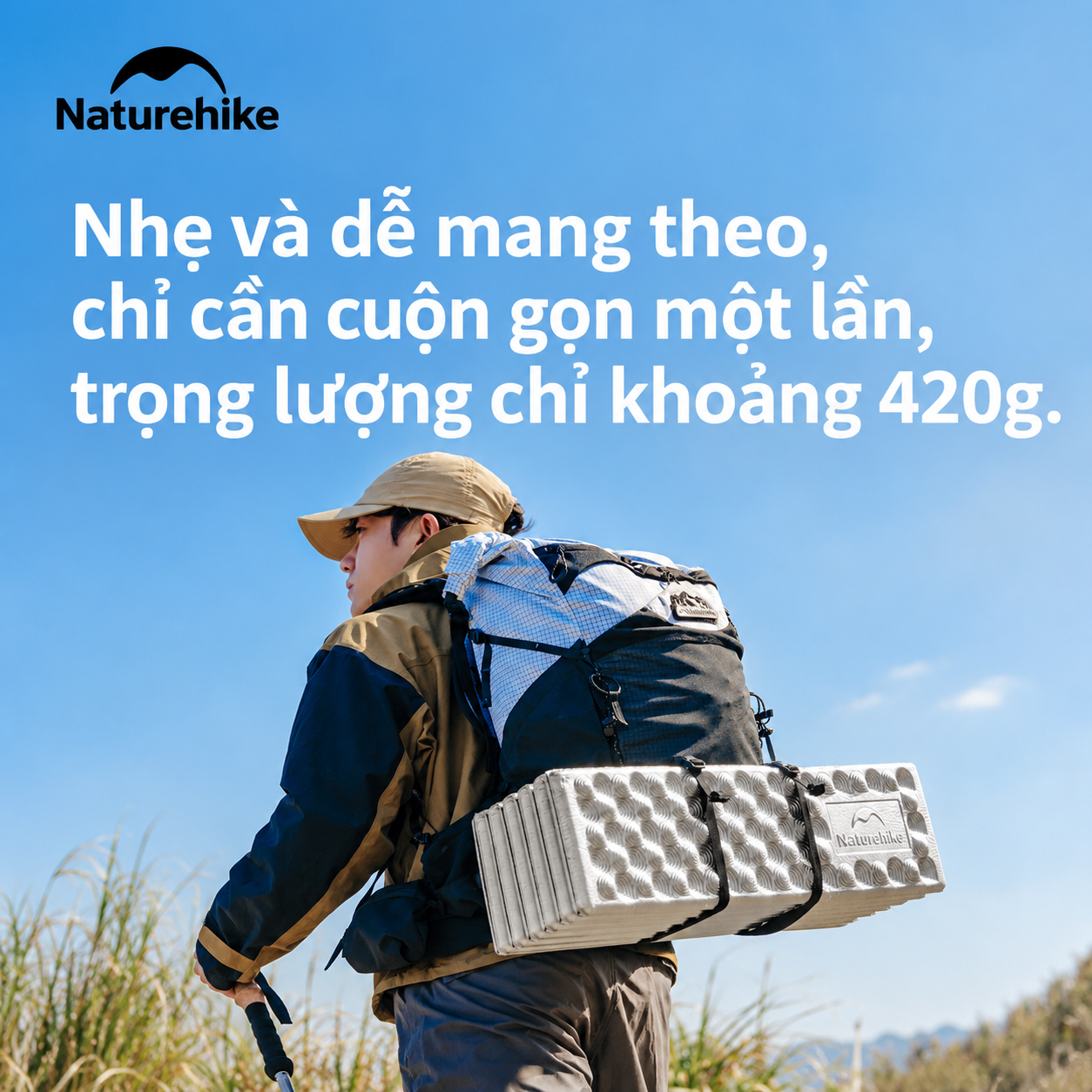 Đệm Tổ Ong Naturehike IXPE Phủ Nhôm – Cách Nhiệt, Gấp Gọn, Siêu Nhẹ CNK2650WS010