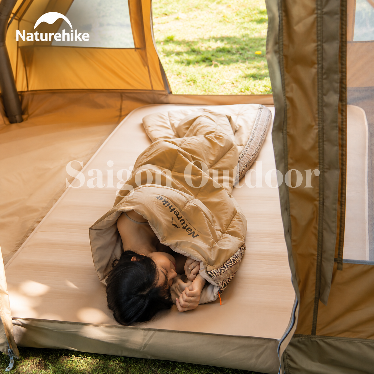 Túi Ngủ Dã Ngoại Naturehike L150 – Siêu Nhẹ, Chần Bông Êm Ái, Ấm Áp, Gấp Gọn NH20MSD05